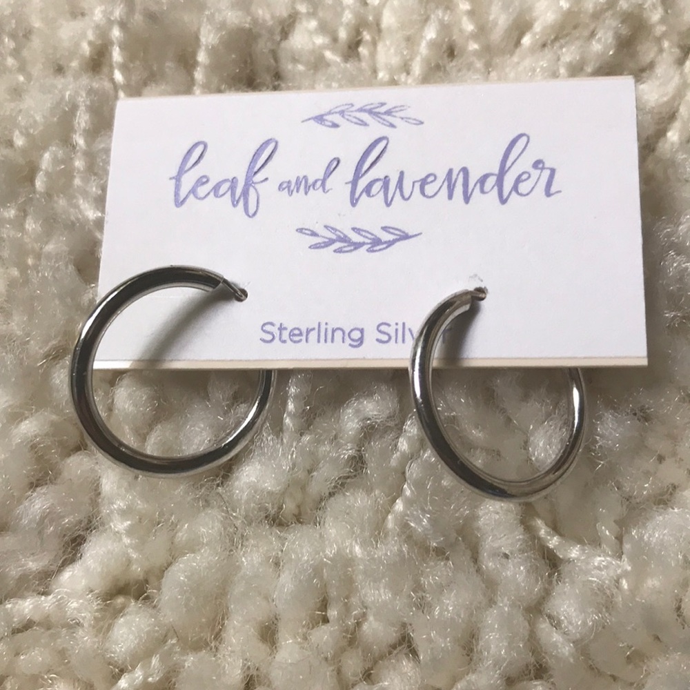 Sterling Silver Hoop Earrings